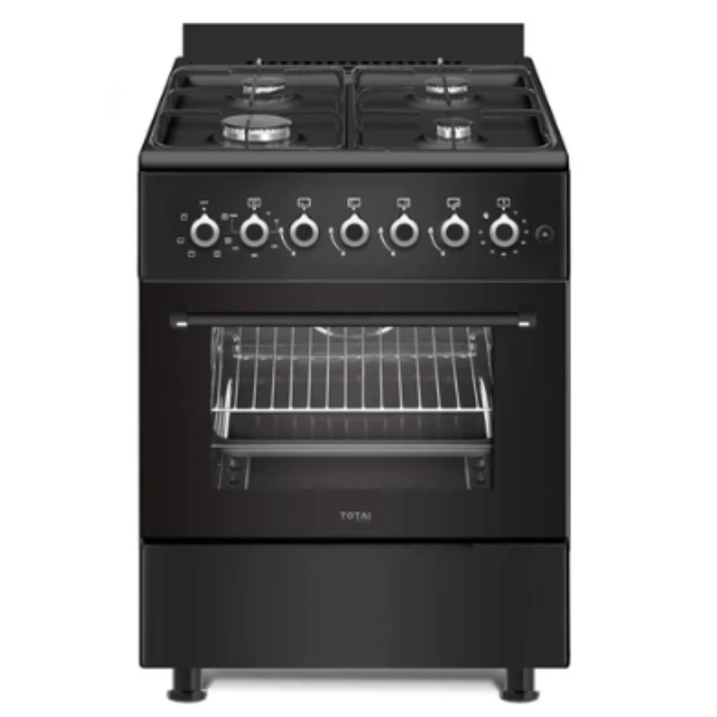 Totai 60cm 4 Burner Gas/Electric Cooker - 03/T700EB - Black