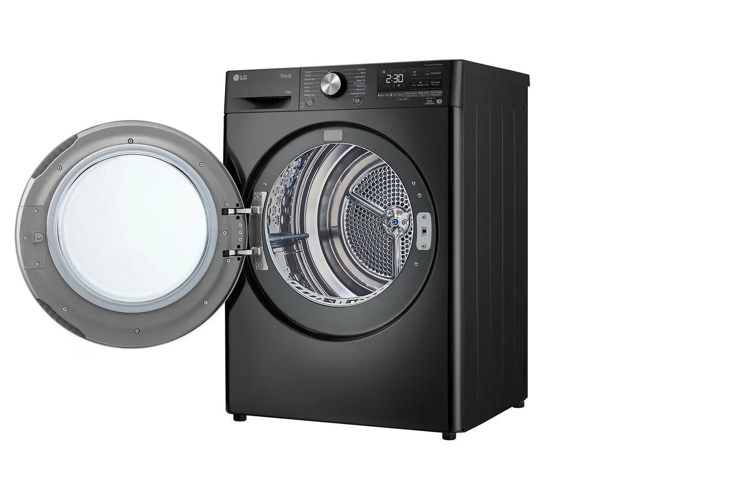 LG 10kg Heat Pump Tumble Dryer - Platinum Black - RH10V9ZV2W