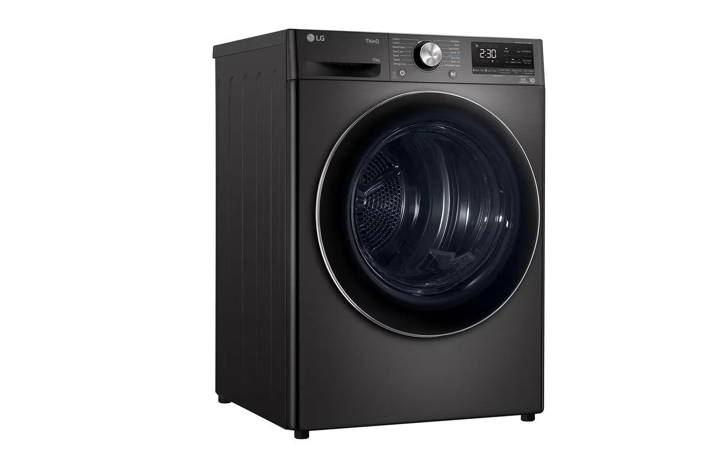 LG 10kg Heat Pump Tumble Dryer - Platinum Black - RH10V9ZV2W
