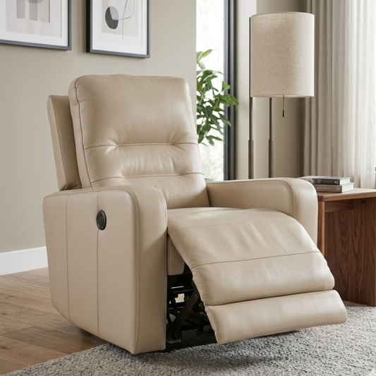La-Z-Boy Uptown Recliner Genuine Leather - Ismails Furnishers