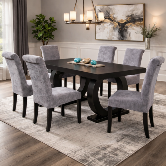 Valentino 7 Piece Dining Room Suite