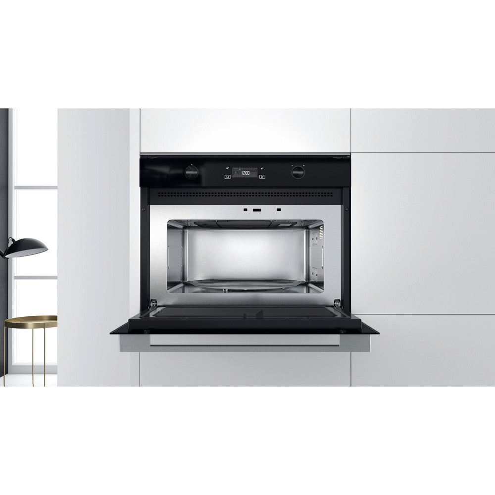 Whirlpool 60cm Built In Microwave Oven 6th Sense - Stainless Steel - W7MW541SAF