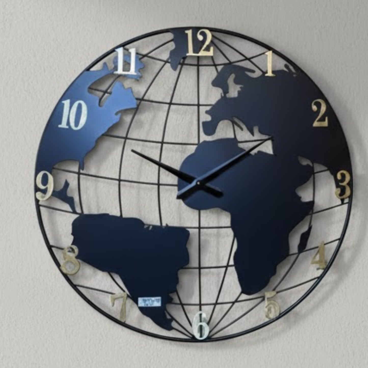 Black Frame World Clock - MRR-24HY-058