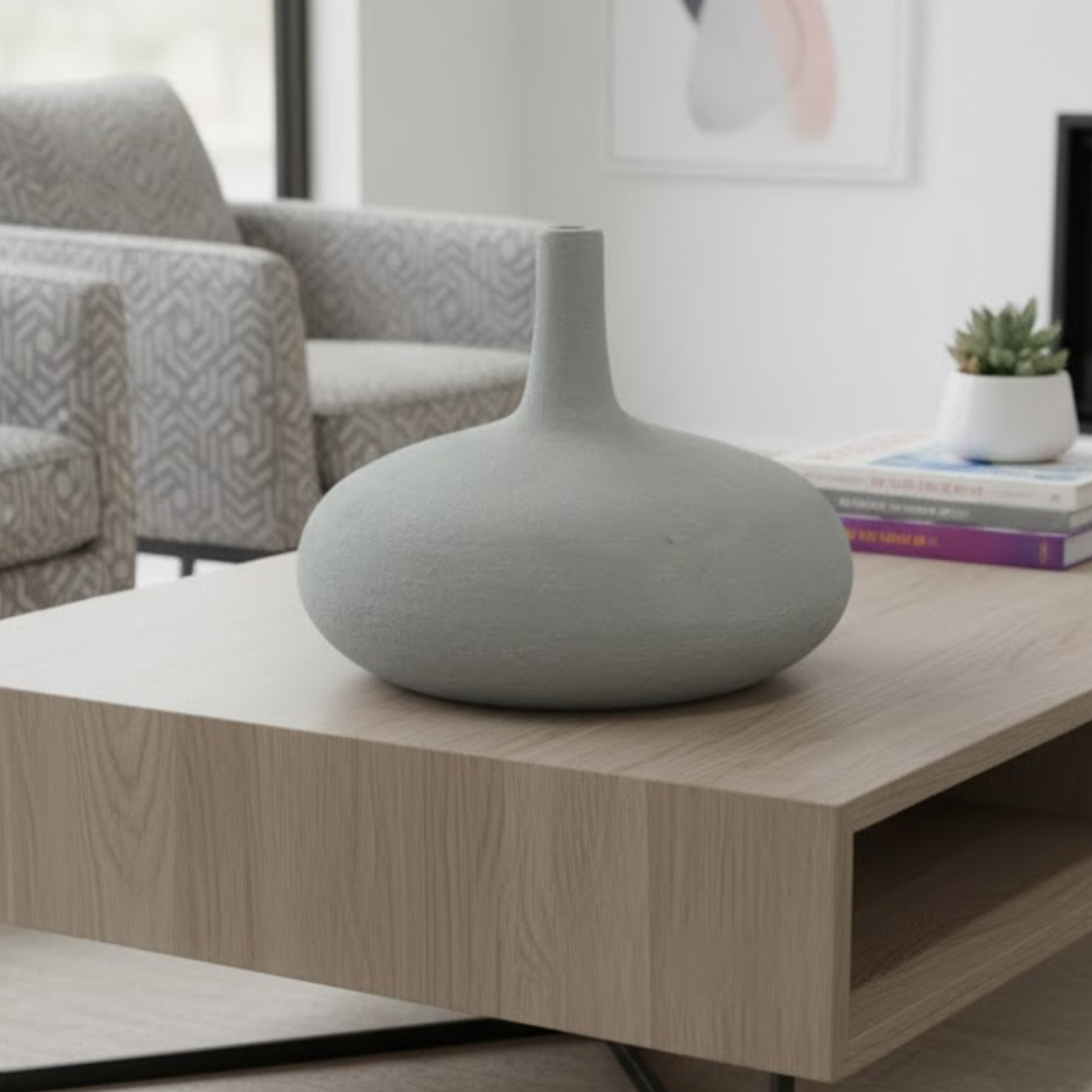 Rio Vase - Light Grey - CER0059