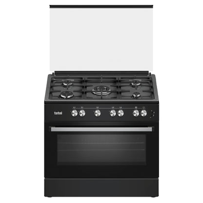 Totai 90cm 5 Burner Gas/Electric Cooker - 03/T800EB - Black