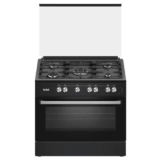 Totai 90cm 5 Burner Gas/Electric Cooker - 03/T800EB - Black