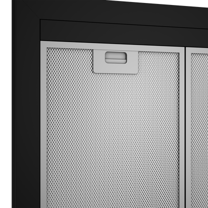 Defy 90cm Chimney Cooker Hood - Black - DCH90CB