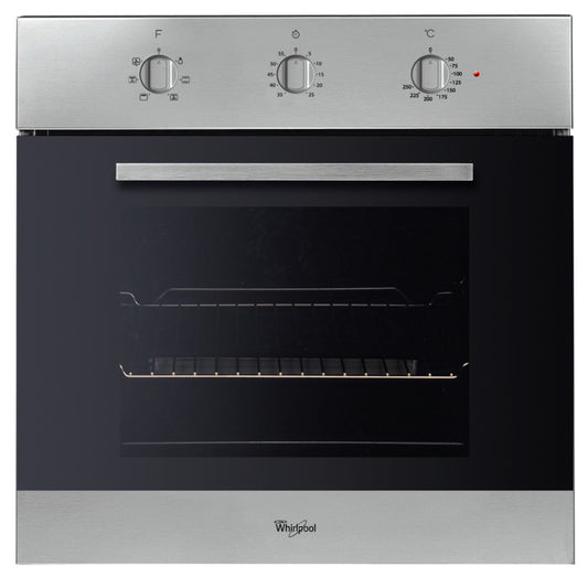 Whirlpool 60cm Built-In Electric Oven - Stainless Steel - AKP444