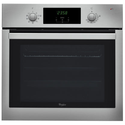 Whirlpool 60cm Built-In Electric Oven - Stainless Steel - AKP742IX