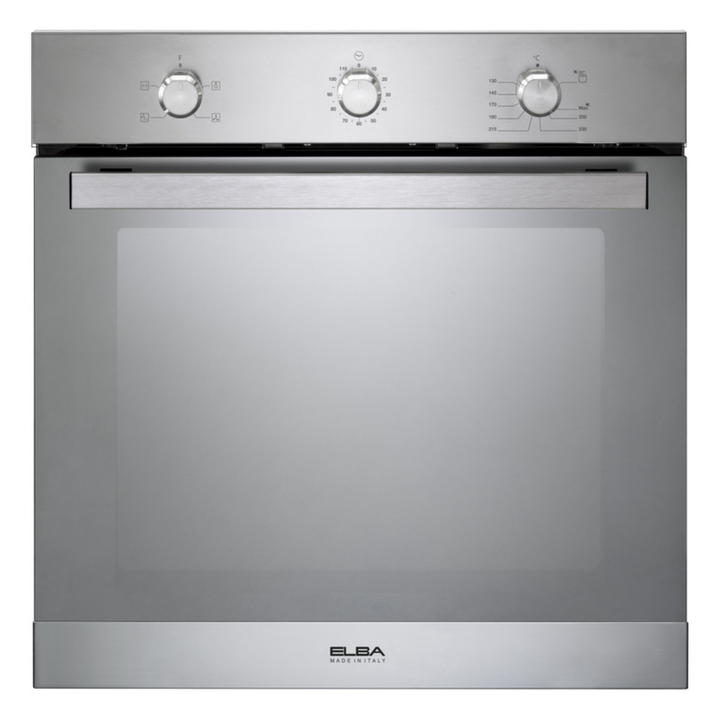 Elba 60cm Fan Assist Gas Oven - Mirror Finish - 02/AL 6XLX FG