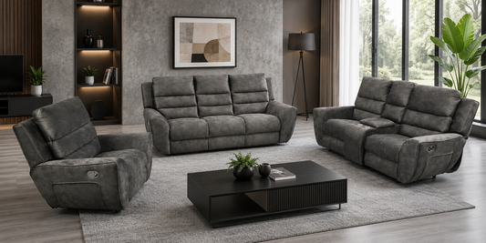 Ambassador 3.2.1 1 Motion Lounge Suite With Console - Fabric