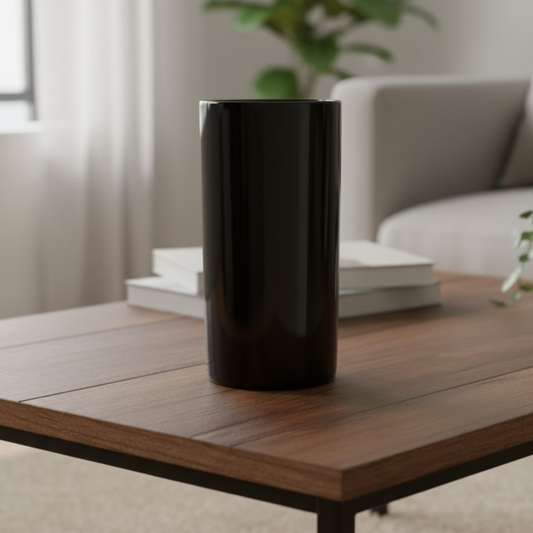 Medium Cylinder Vase - Black - CCA75U1