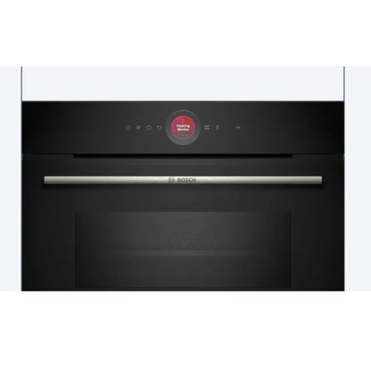 Bosch Series 8 60cm Built In Microwave Oven -Home Connect  - Black - CMG7241B1