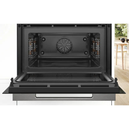 Bosch Series 8 60cm Built In Microwave Oven -Home Connect  - Black - CMG7241B1