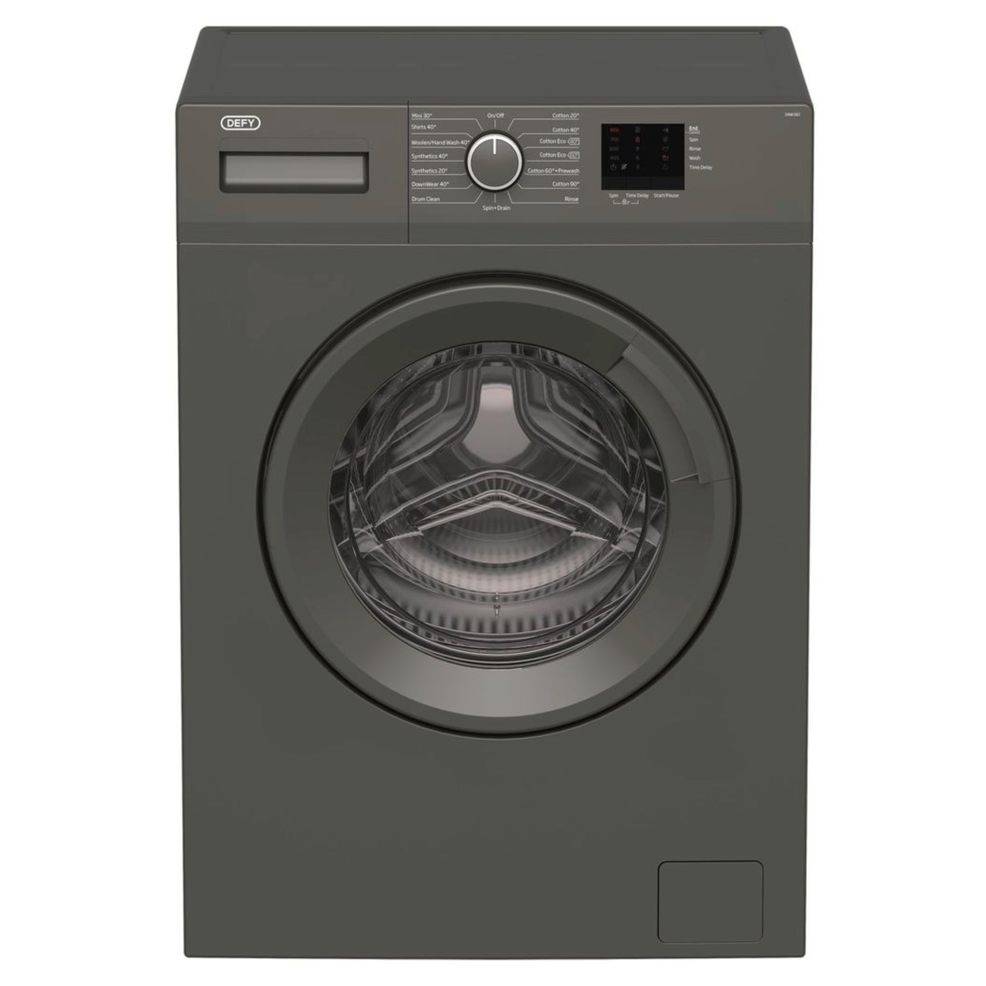Defy 6kg Front Loader Washing Machine - DAW382 - Metallic - Ismails Furnishers