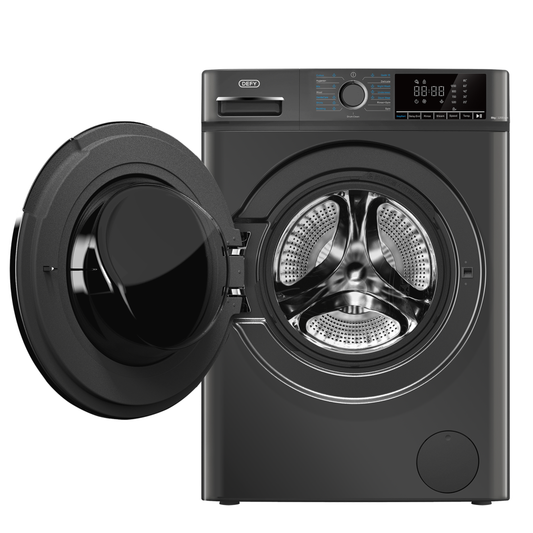 Defy 8kg Front Loader Washing Machine - Steam Cure - Manhattan Grey - DAW408