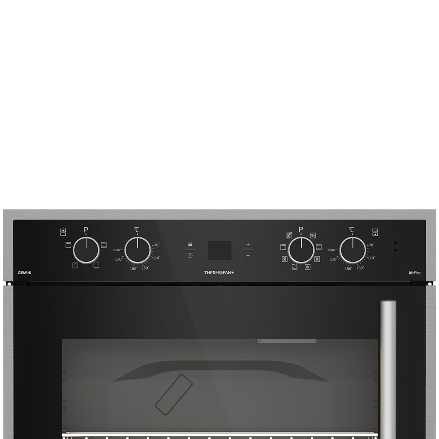 Defy Gemini Gourmet Chef Double Oven - DBO767 - Black
