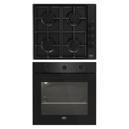 Defy Oven & Hob Combo (DBO483E + DHG132) - DCB832 - Black
