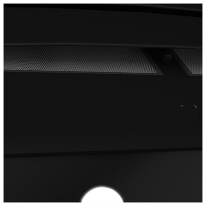 DEFY 90cm Vertical Extractor - Black Glass - DCH900B