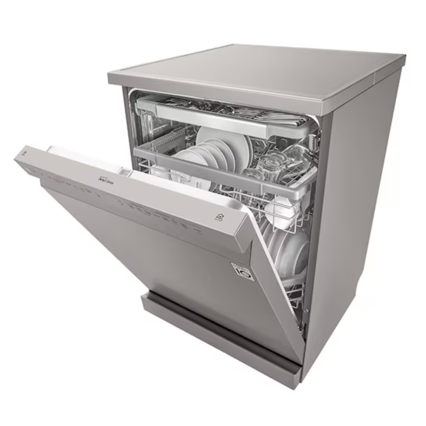 LG 14 Place Setting Dishwasher - DFB425FP - Platinum Silver