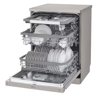 LG 14 Place Setting Dishwasher - DFB425FP - Platinum Silver