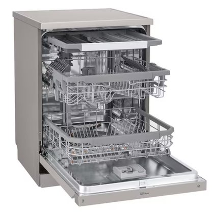 LG 14 Place Setting Dishwasher - DFB425FP - Platinum Silver
