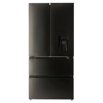 Defy 492lt French Door Side by Side Fridge/Freezer - DFF440 - Black