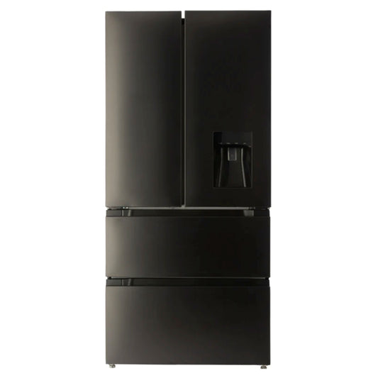 Defy 492lt French Door Side by Side Fridge/Freezer - DFF440 - Black