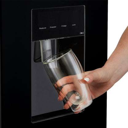 Defy 492lt French Door Side by Side Fridge/Freezer - DFF440 - Black