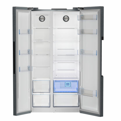 Defy 559L Side by Side Fridge / Freezer - DARK INOX - DFF636