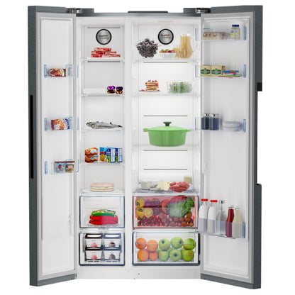 Defy 559L Side by Side Fridge / Freezer - DARK INOX - DFF636