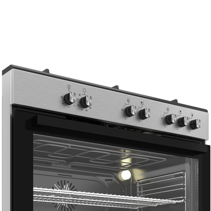 Defy 90cm 5 Burner Free Standing Gas/Elec Cooker - Stainless Steel - DGS902