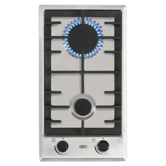 Defy 2 Burner Built-in Gas Hob - DHG134 - Stainless Steel - Ismails Furnishers