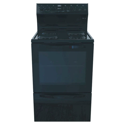 Defy 60cm 4 Plate Freestanding Stove - DSS694 - Black - Ismails Furnishers