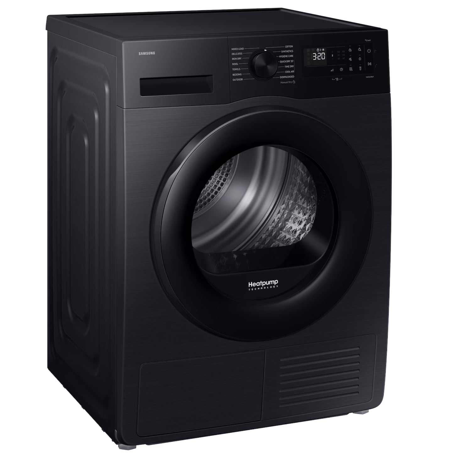 Samsung 9kg Heat Pump Tumble Dryer - Black - DV90CGC2AOABFA