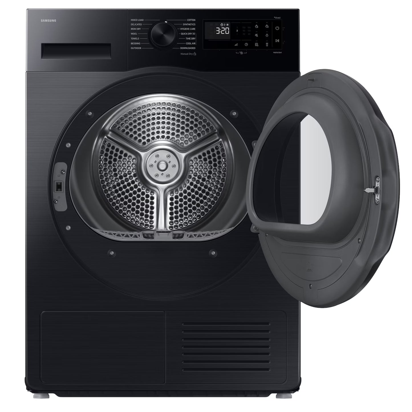 Samsung 9kg Heat Pump Tumble Dryer - Black - DV90CGC2AOABFA