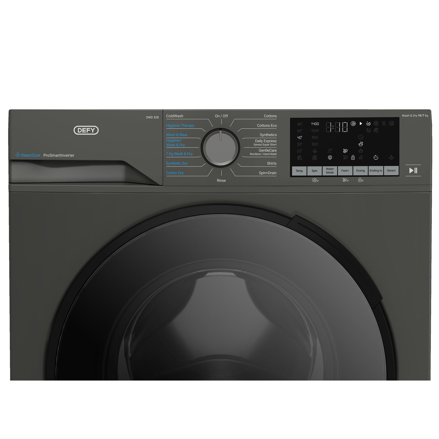 Defy 10kg Washer / 7kg Dryer Combo - Manhattan Grey - DWD328