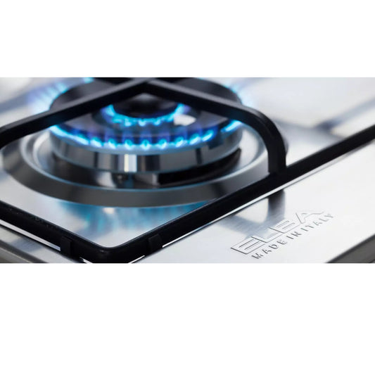Elba Elio Lite 70cm 5 Burner Gas Hob - Stainless Steel - 02/ELIO 75-454L