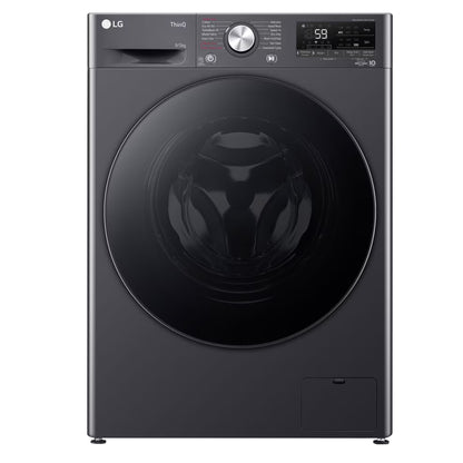 LG 9kg Washer / 5kg Dryer Combo - Middle Black - F2V5FRPYJ