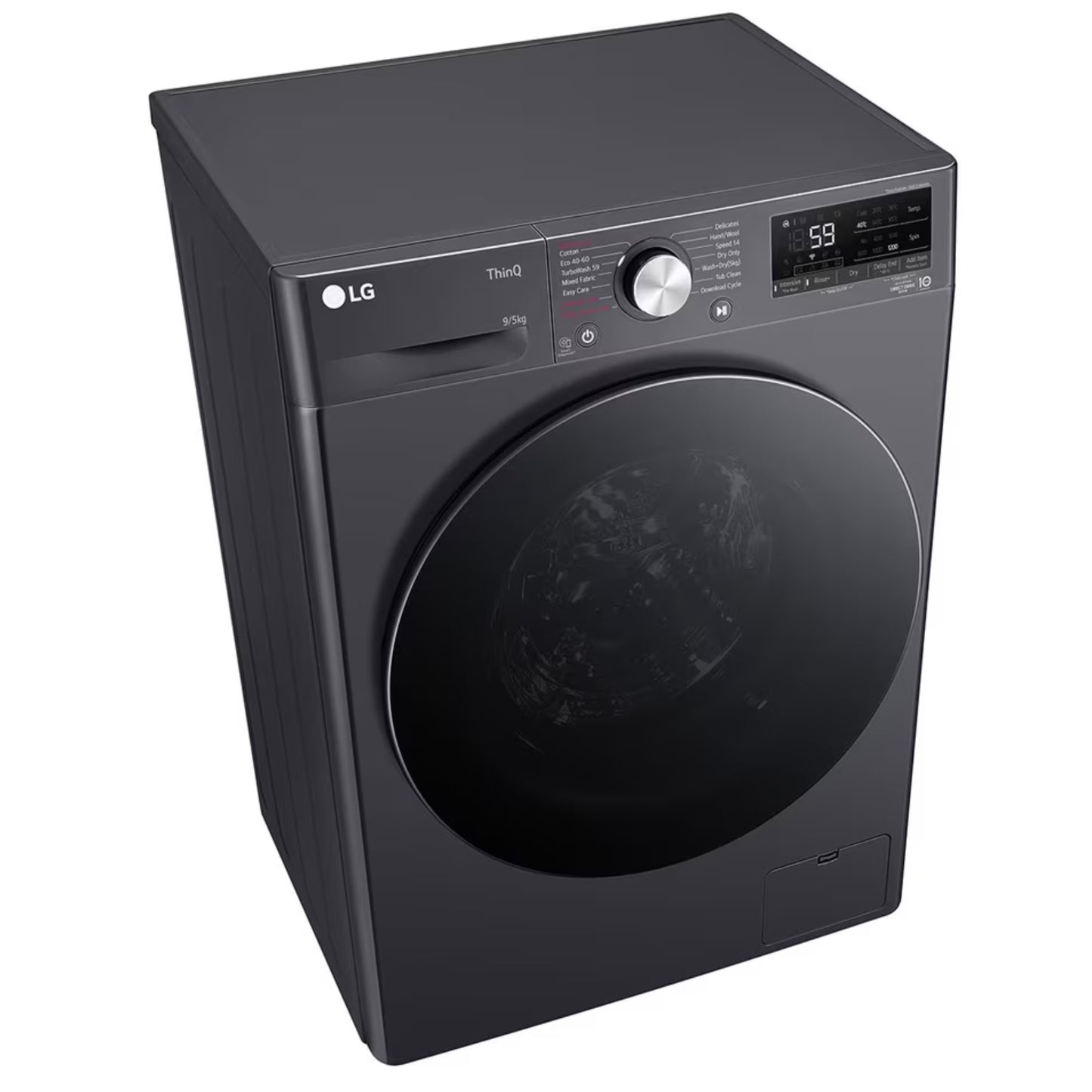 LG 9kg Washer / 5kg Dryer Combo - Middle Black - F2V5FRPYJ