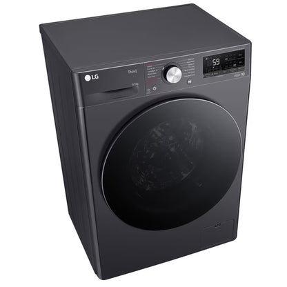 LG 9kg Washer / 5kg Dryer Combo - Middle Black - F2V5FRPYJ