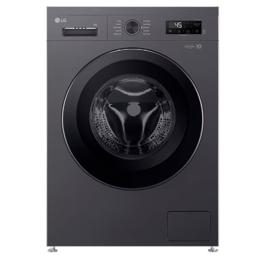 LG 9kg Front Loader Washing Machine - F2Y1VYP6J - Middle Black