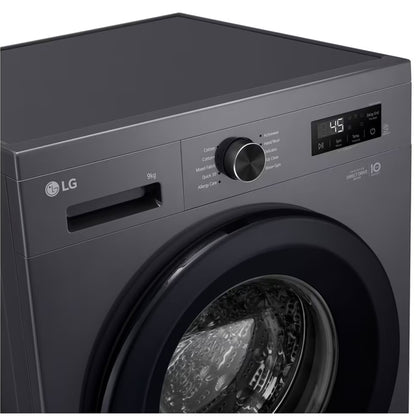 LG 9kg Front Loader Washing Machine - F2Y1VYP6J - Middle Black