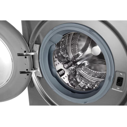 LG 10.5kg Front Loader Washing Machine - Platinum Black - F4V5RYP2T