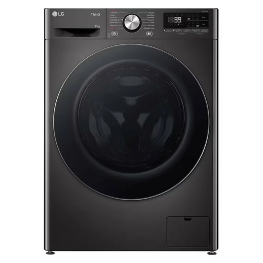 LG 13kg Front Loader Washing Machine - Platinum Black - F4Y9LWP2ZB