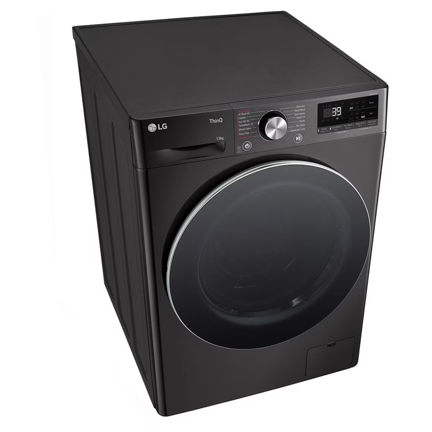 LG 13kg Front Loader Washing Machine - Platinum Black - F4Y9LWP2ZB