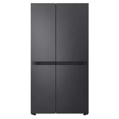 LG 658L Side by Side Fridge/Freezer - GC-B257KQJW - Black