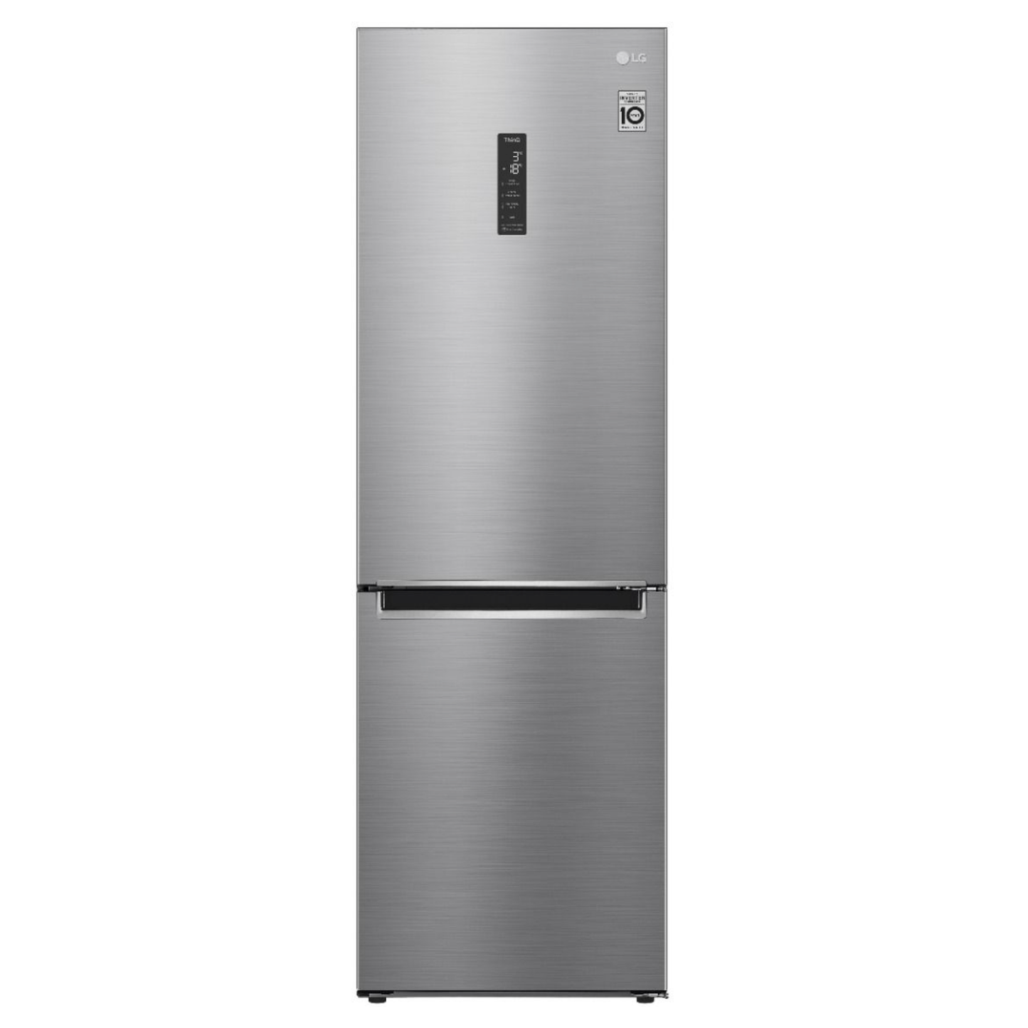 LG 374Lt Net Combi Fridge/Freezer - Platinum SIlver - GC-B459NLXM