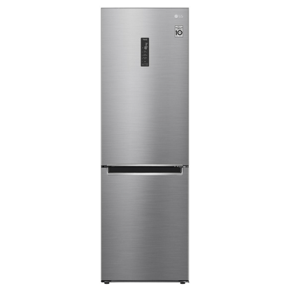 LG 374Lt Net Combi Fridge/Freezer - Platinum SIlver - GC-B459NLXM