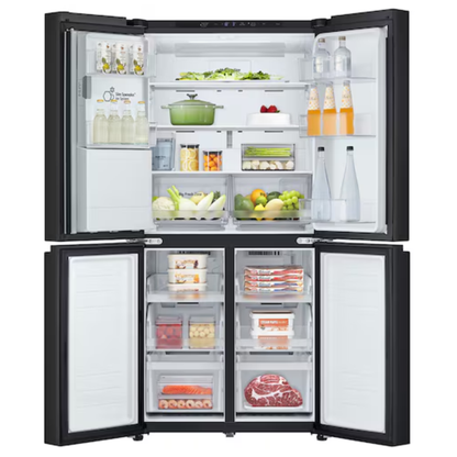 LG Side by Side with Water & Ice Dispenser - GCL22FFQPB - BLACK